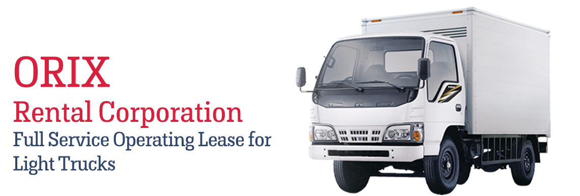 Full Service Operating Lease for light trucks ORIX Metro Leasing and